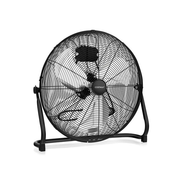 SUGIFT 3-Speed High Velocity Floor Fan with Adjustable Tilt Angle and Handle