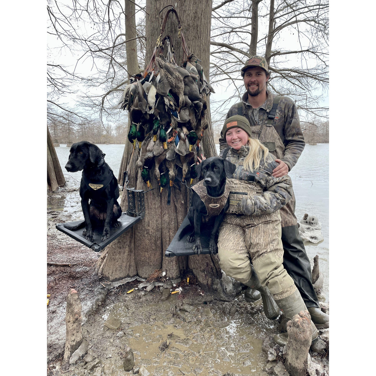Our first duck hunt together!