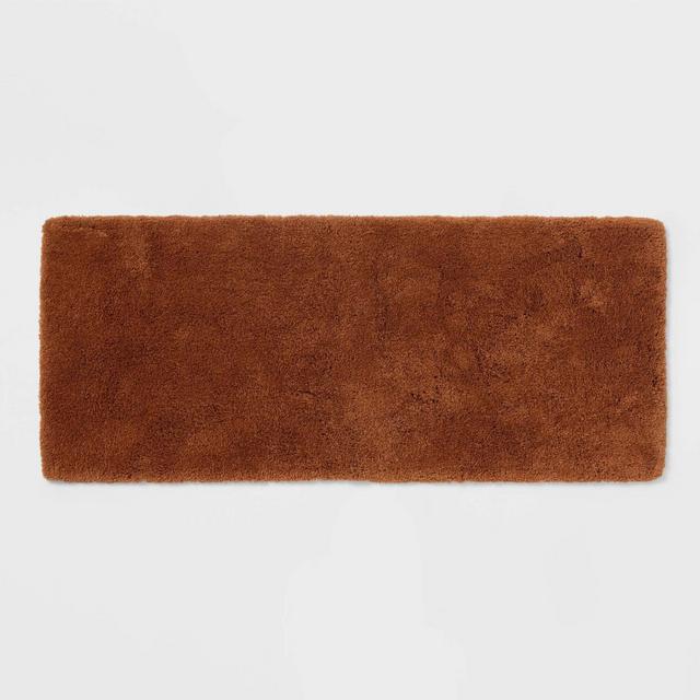 24"x60" Spa Plush Bath Rug Caramel - Threshold™