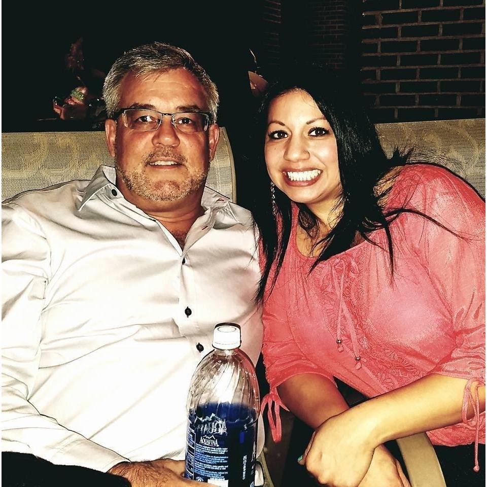 Our first official picture as a couple!