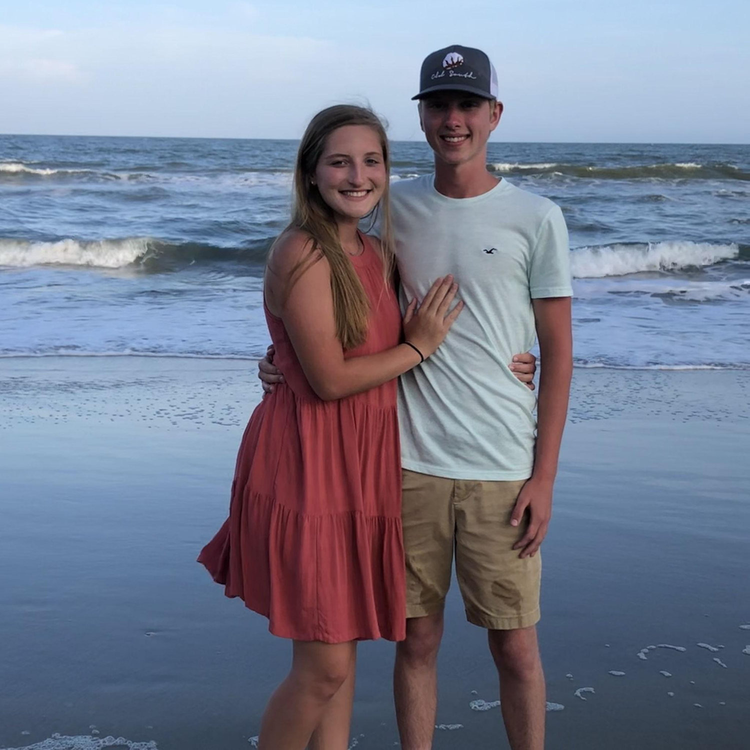 One of our many beach trips