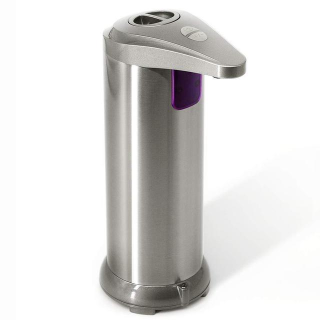 ELECHOK Soap Dispenser, Touchless Automatic Soap Dispenser, Infrared Motion Sensor Stainless Steel Dish Liquid Hands-free Auto Hand Soap Dispenser, Upgraded Waterproof Base [Newest Version]