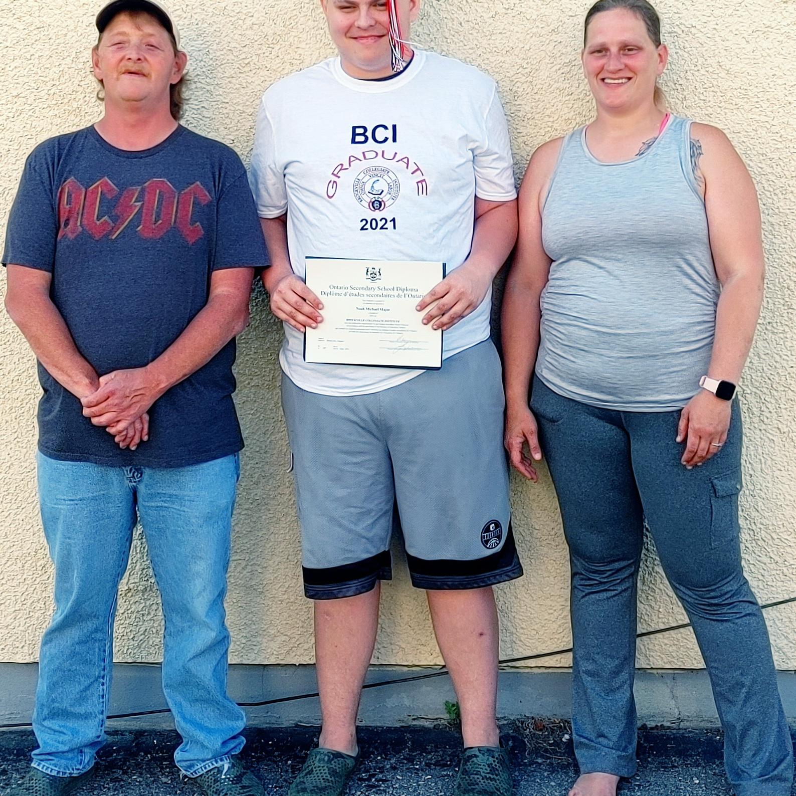 2021-Noah’s grade 12 graduation