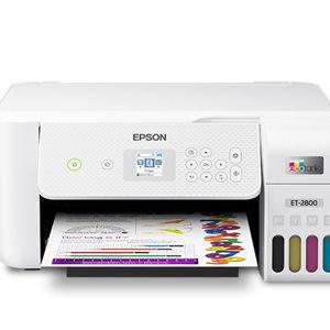 Epson - EcoTank ET-2800 Wireless All-in-One Supertank Inkjet Printer - White
