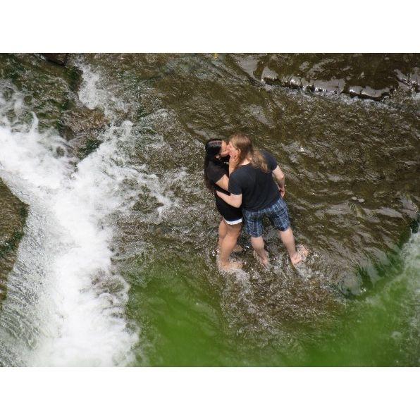 Our engagement at Treman State Park - Ithaca, NY - May 26, 2018