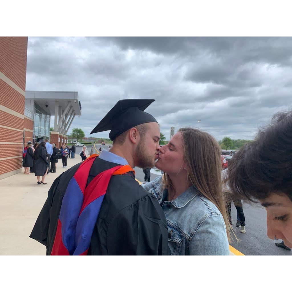 Keegan's Master's Graduation