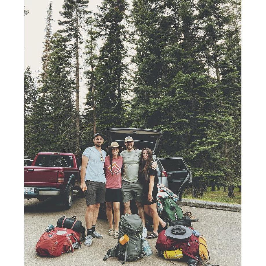 After our first backpacking trip together