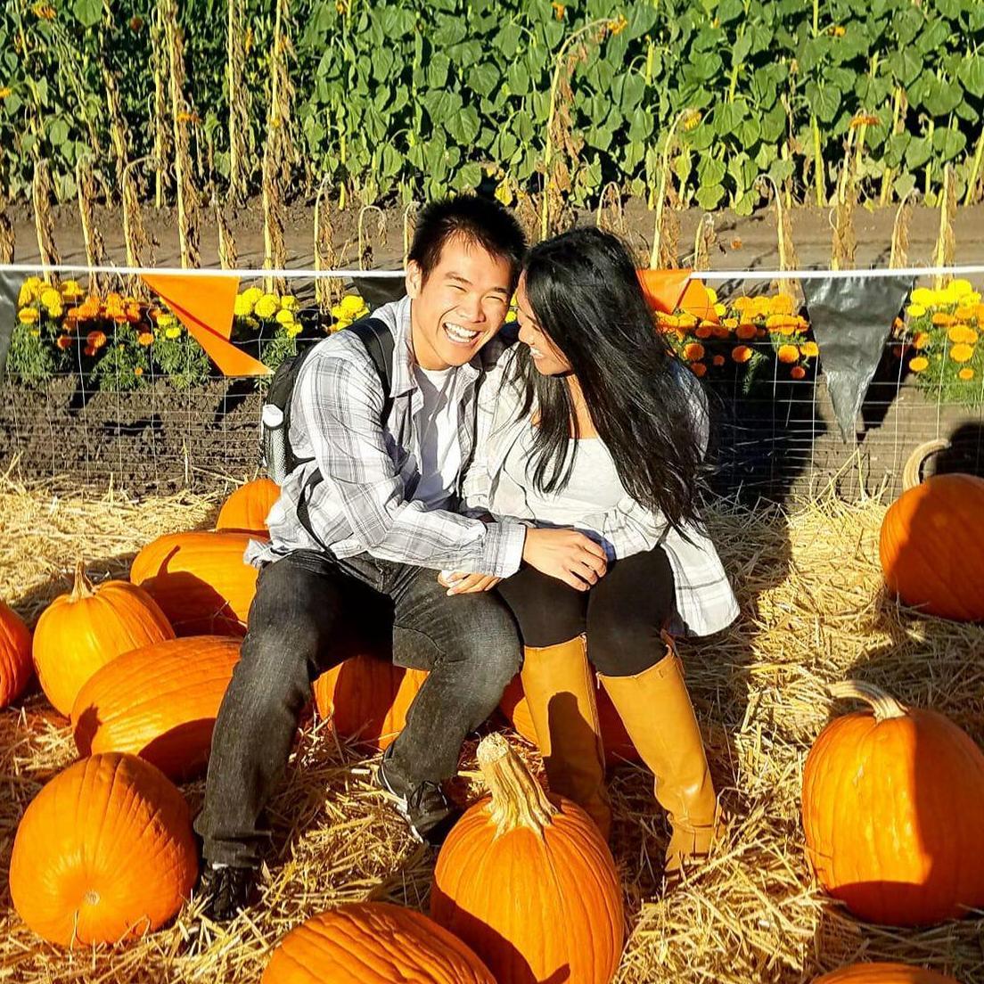 Nursing sweethearts at Spina Farms Pumpkin Patch