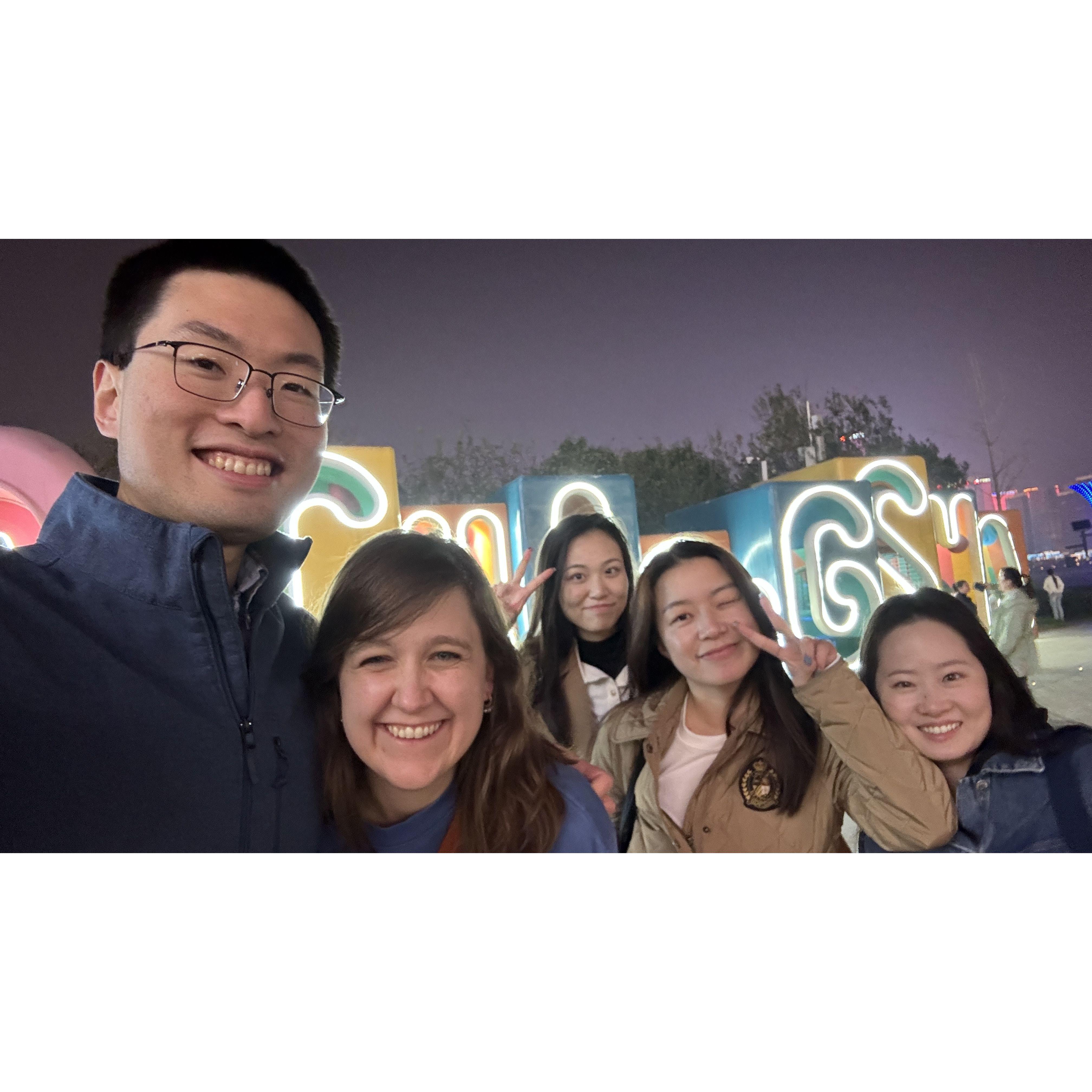 Out on the town with old friends