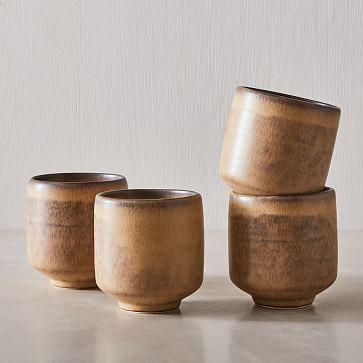 Kanto Matte Glaze Mugs - Set of 4