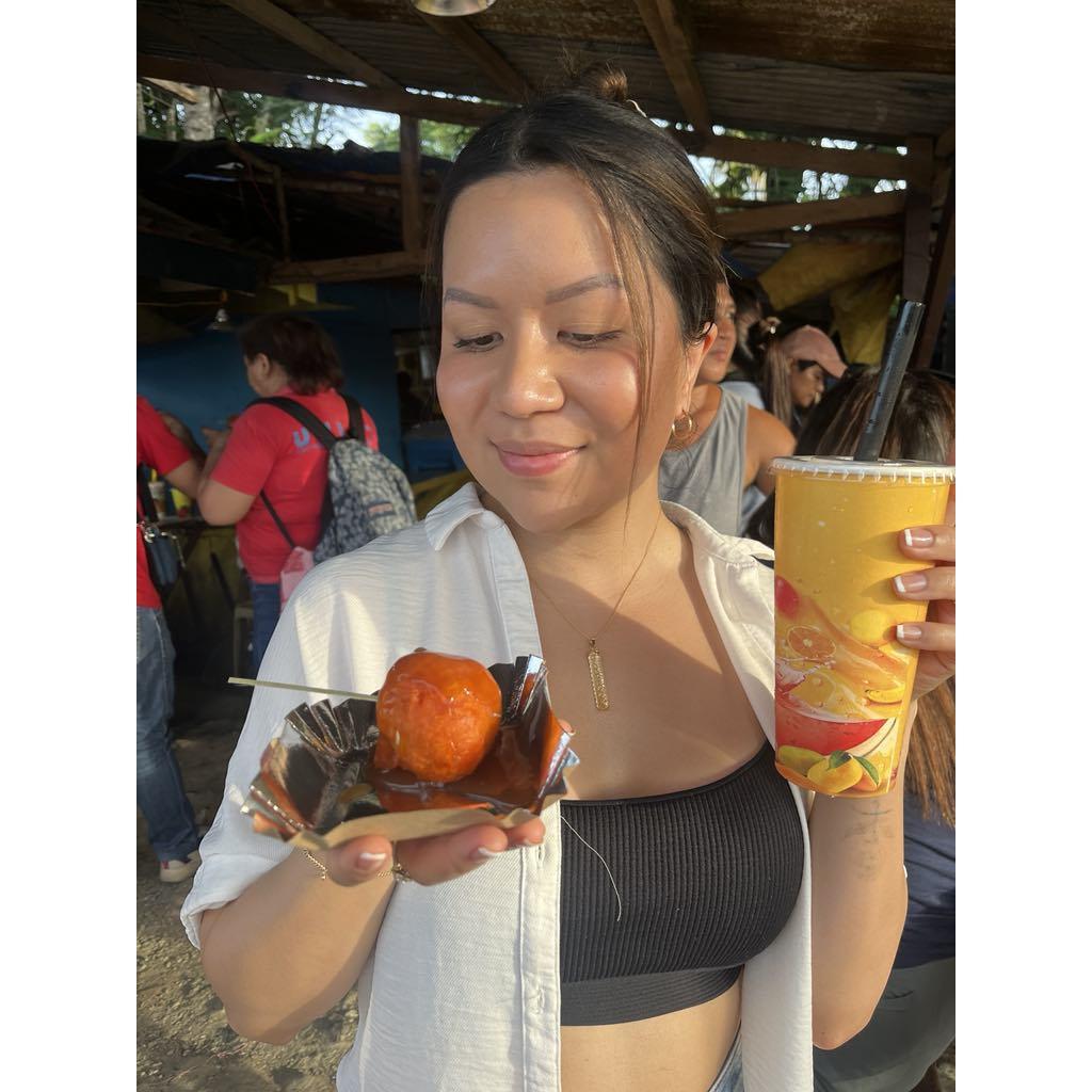 Street food- Fried boiled eggs & melon shake