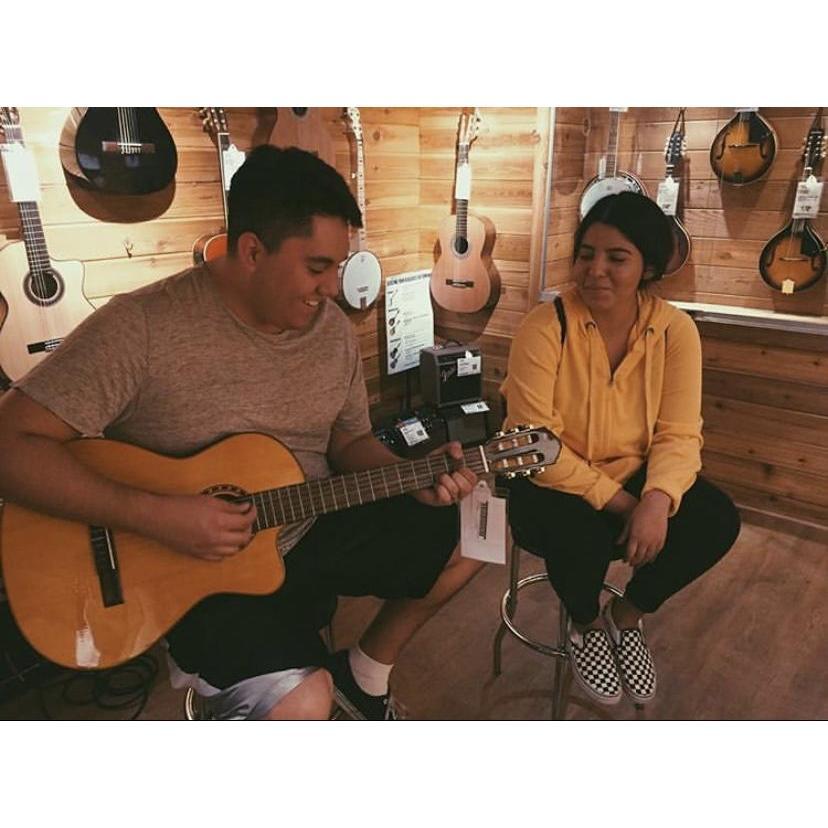 We share a love of music together <3