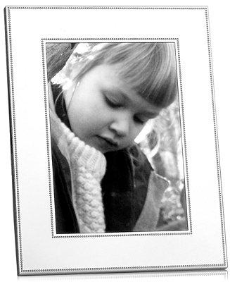 Martha Stewart Collection Picture Frame, Silver Bead 5" x 7"