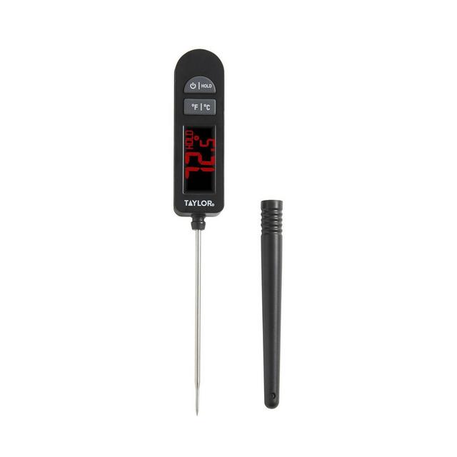 Taylor Digital LED Kitchen Cooking Thermometer Black
