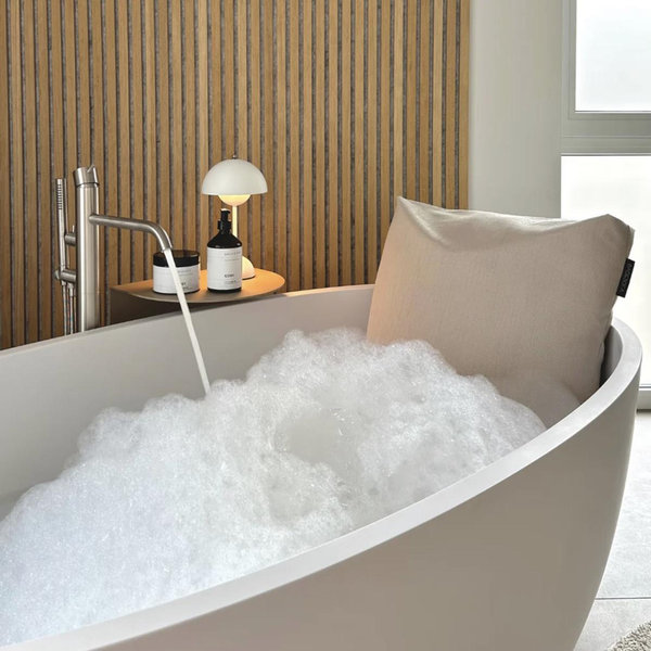 Back Bath Pillow Ivory Pearl / Large
