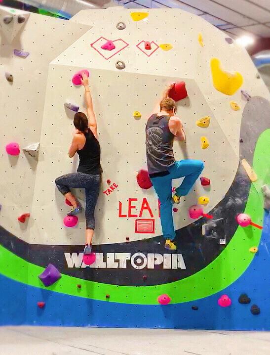 Partner Climbing! Unclimbable problems unless you have a buddy; time to get creative! - February 2020