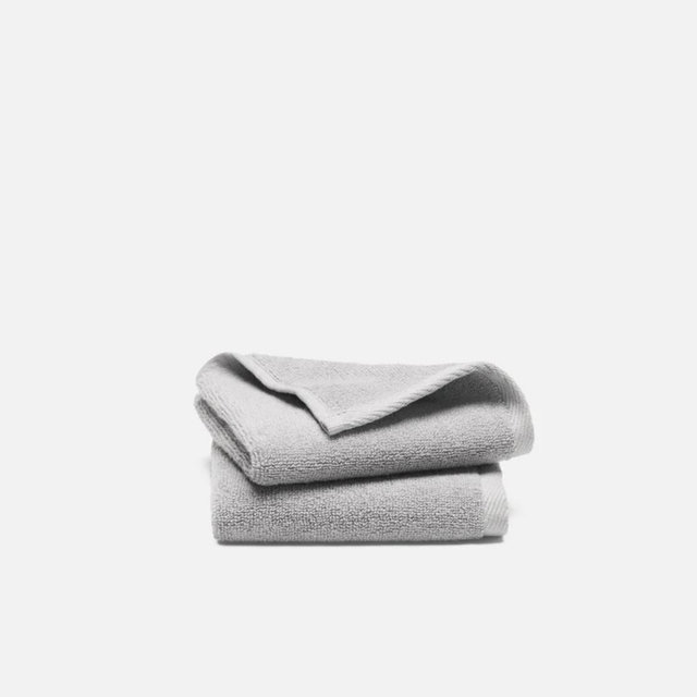 Plush Turkish Cotton Washcloths-Pewter