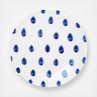 Santorini Dot Dinner Plate