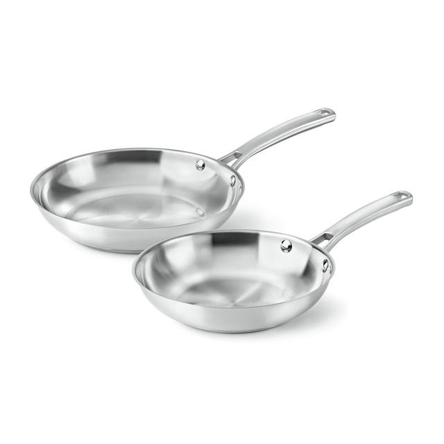 Calphalon Classic Stainless Steel Cookware, Fry Pan, 2-piece