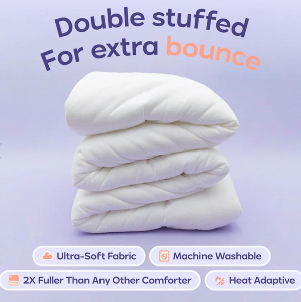 MarshMellow Comforter – Extra Fluffy Double-Stuffed Down Alternative All-Season ComforterMarshMellow Comforter