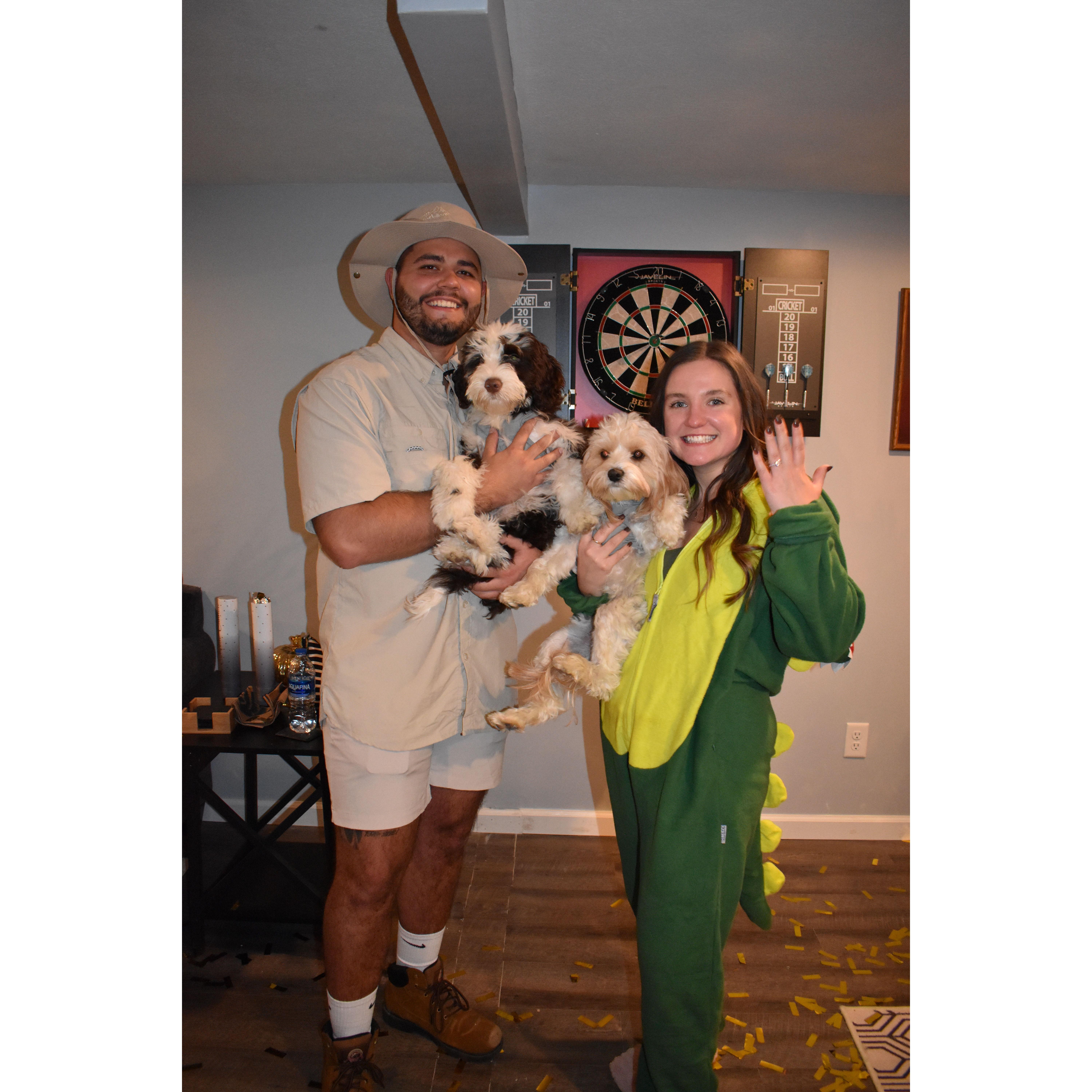 Our engagement day!