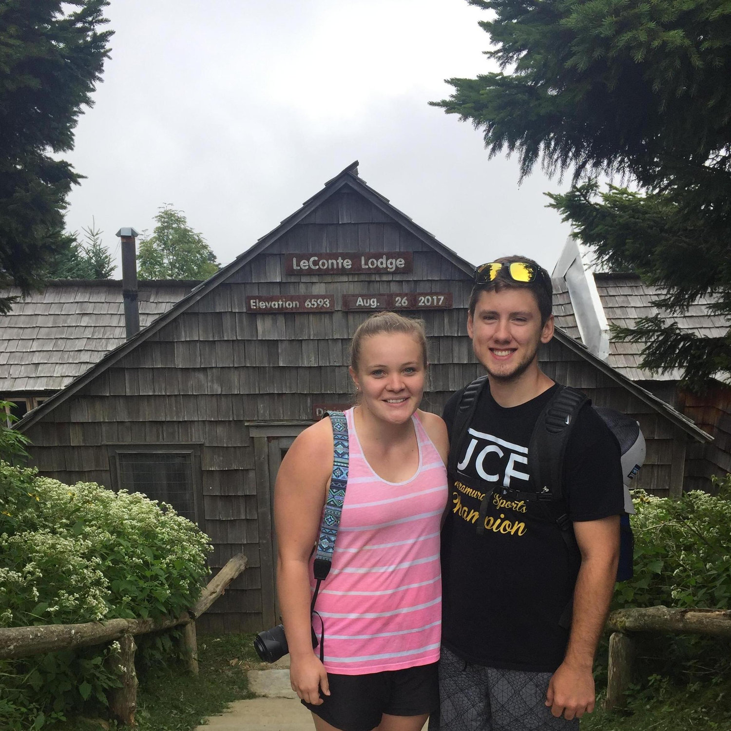 The second National Park we visited was Great Smoky Mountains National Park, where we hiked and reached the first summit ever together, Mt. LeConte!