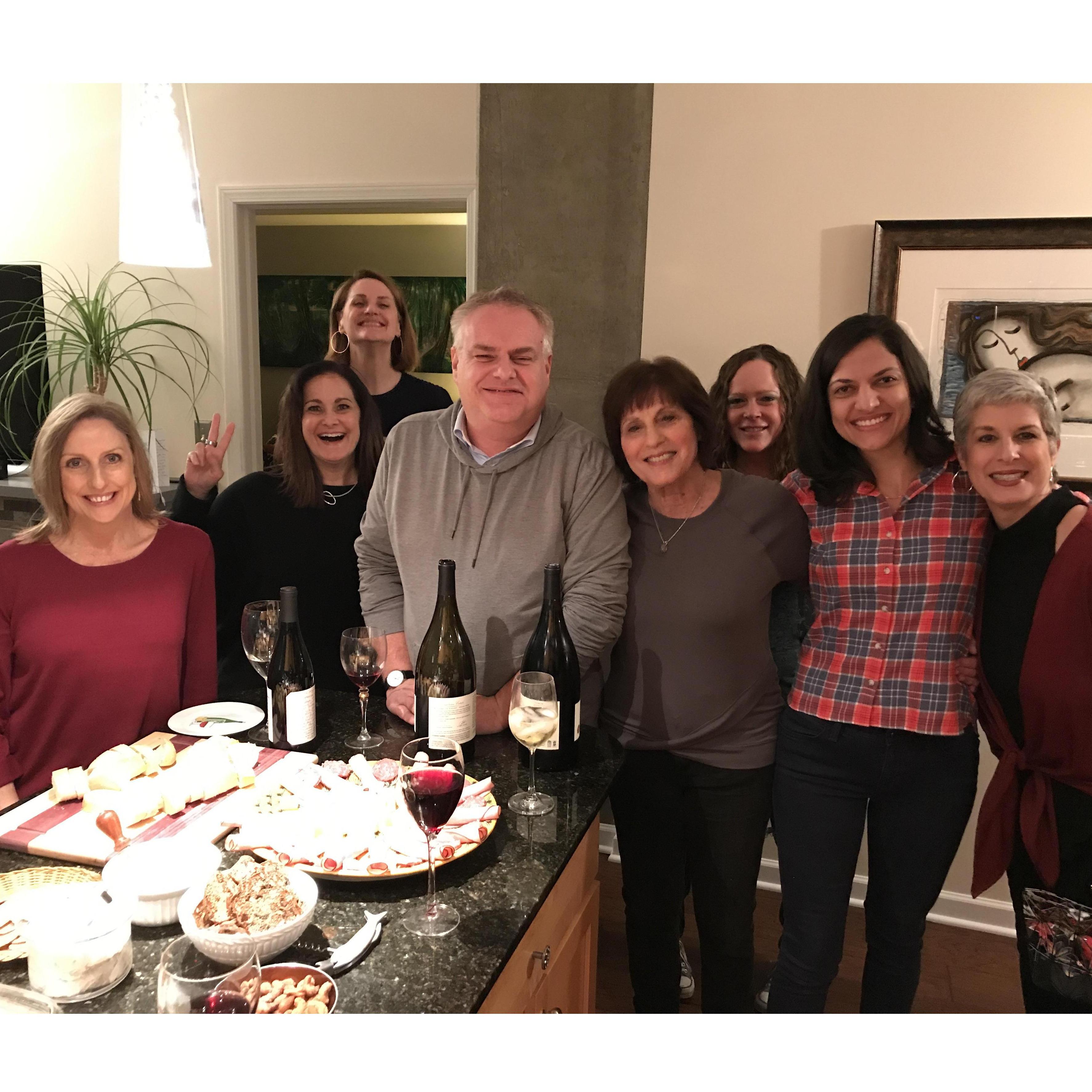 January 2019 Chicago polar vortex/Jim's first visit and meeting the girls including Katie, Judy, Lynn, Bonnie, Leticia and Suzanne - he hated every minute of it...!