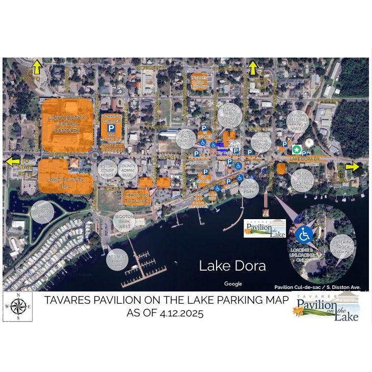 Parking is not located on site. Employees will be directing traffic flow at the front of the venue. Multiple areas will be available for parking