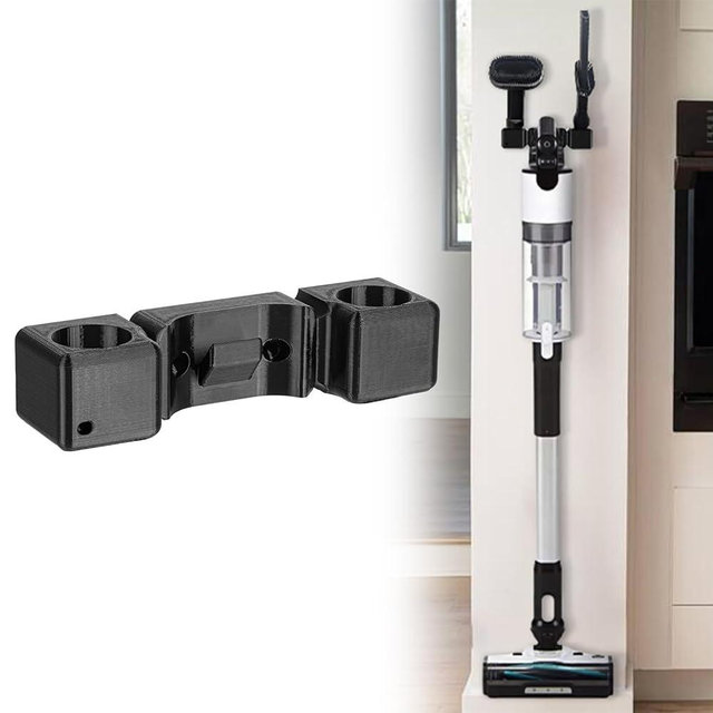Wall Mount Storage Holder for Levoit LVAC-200 Cordless Vacuum & Accessories | Bracket for Wand, Tools, Brush | Space-Saving Organization Rack