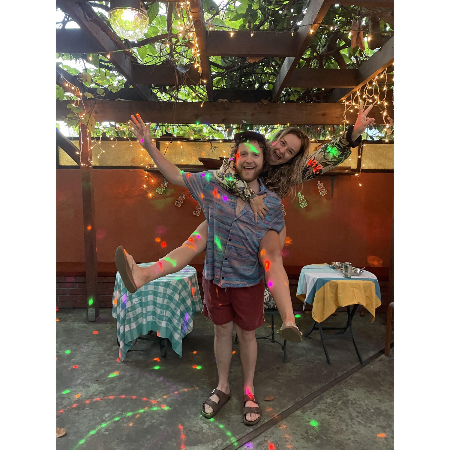 Having a blast at Capt. Charlie's birthday party