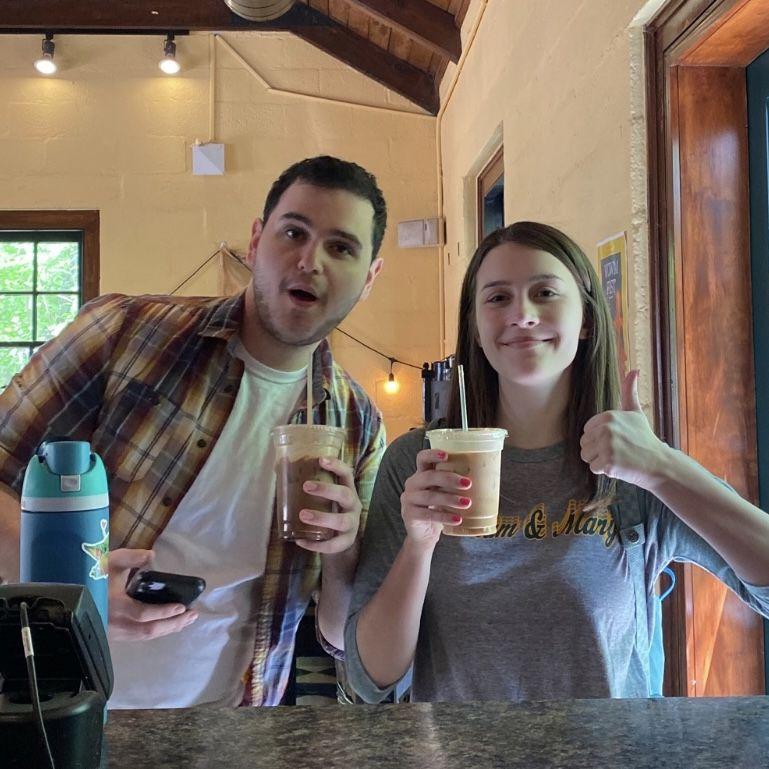 Coffee date in Williamsburg, VA