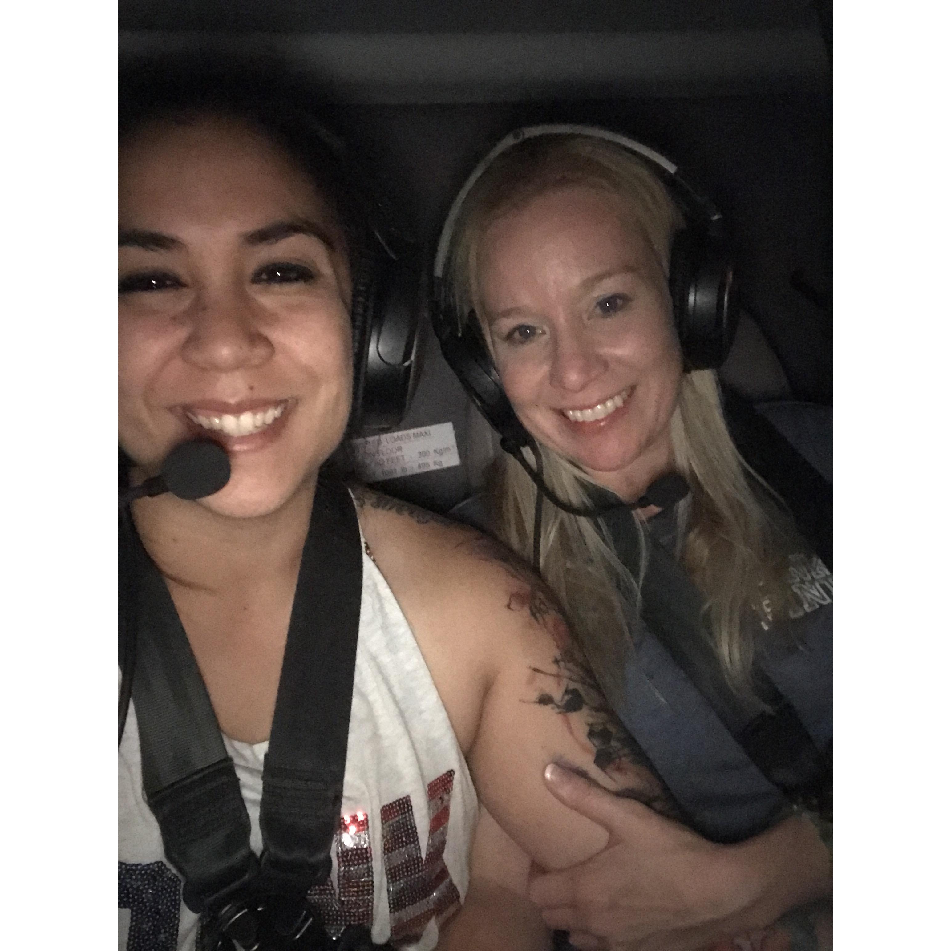 Surprise helicopter ride for Tania in Las Vegas
