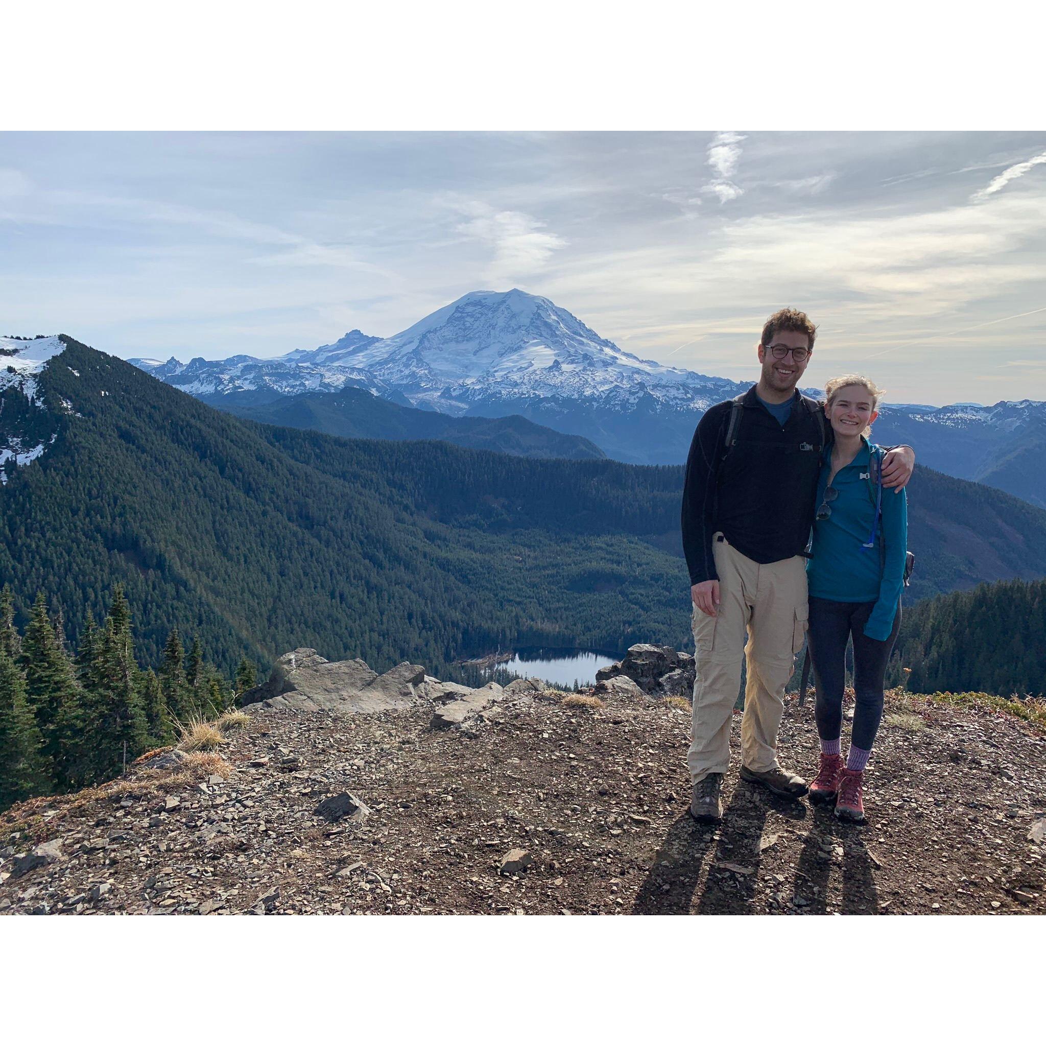 We peaked with Mt. Rainier!