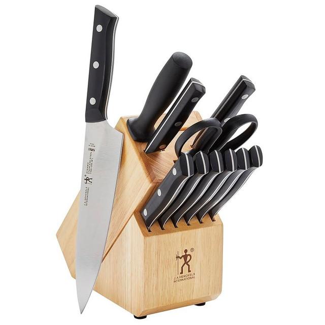 HENCKELS Dynamic Razor-Sharp 12-Piece Knife Set, Chef Knife, Bread Knife, Steak Knife, German Engineered Informed by 100+ Years of Mastery, Natural
