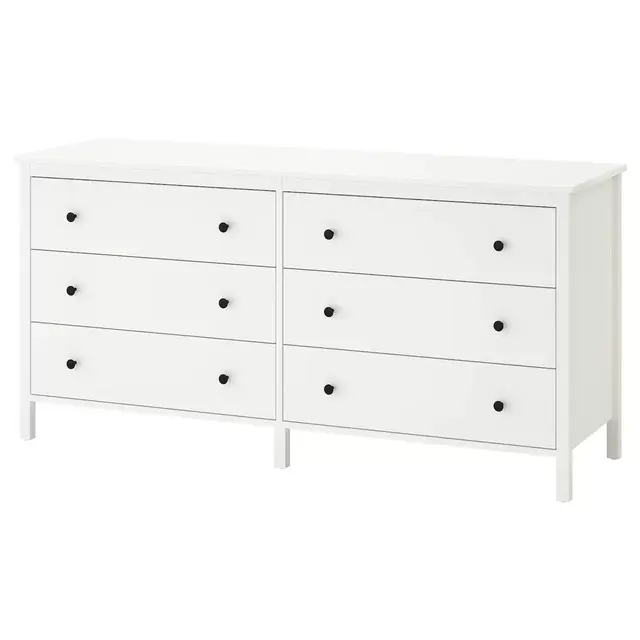 KOPPANG 6-drawer dresser, white, 67 3/4x32 5/8 "