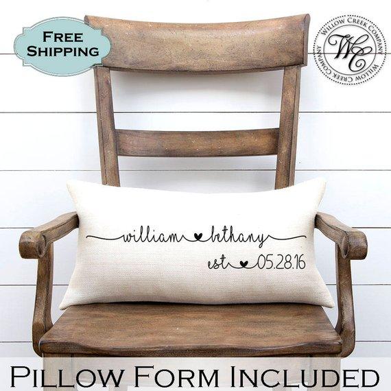 Personalized Wedding Pillow