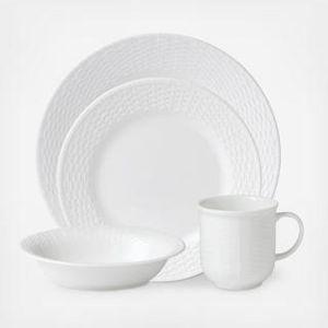 Wedgwood Nantucket Basket 4-Piece Place Setting, Service for 1