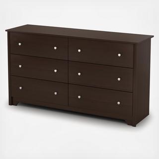 Vito 6-Drawer Double Dresser