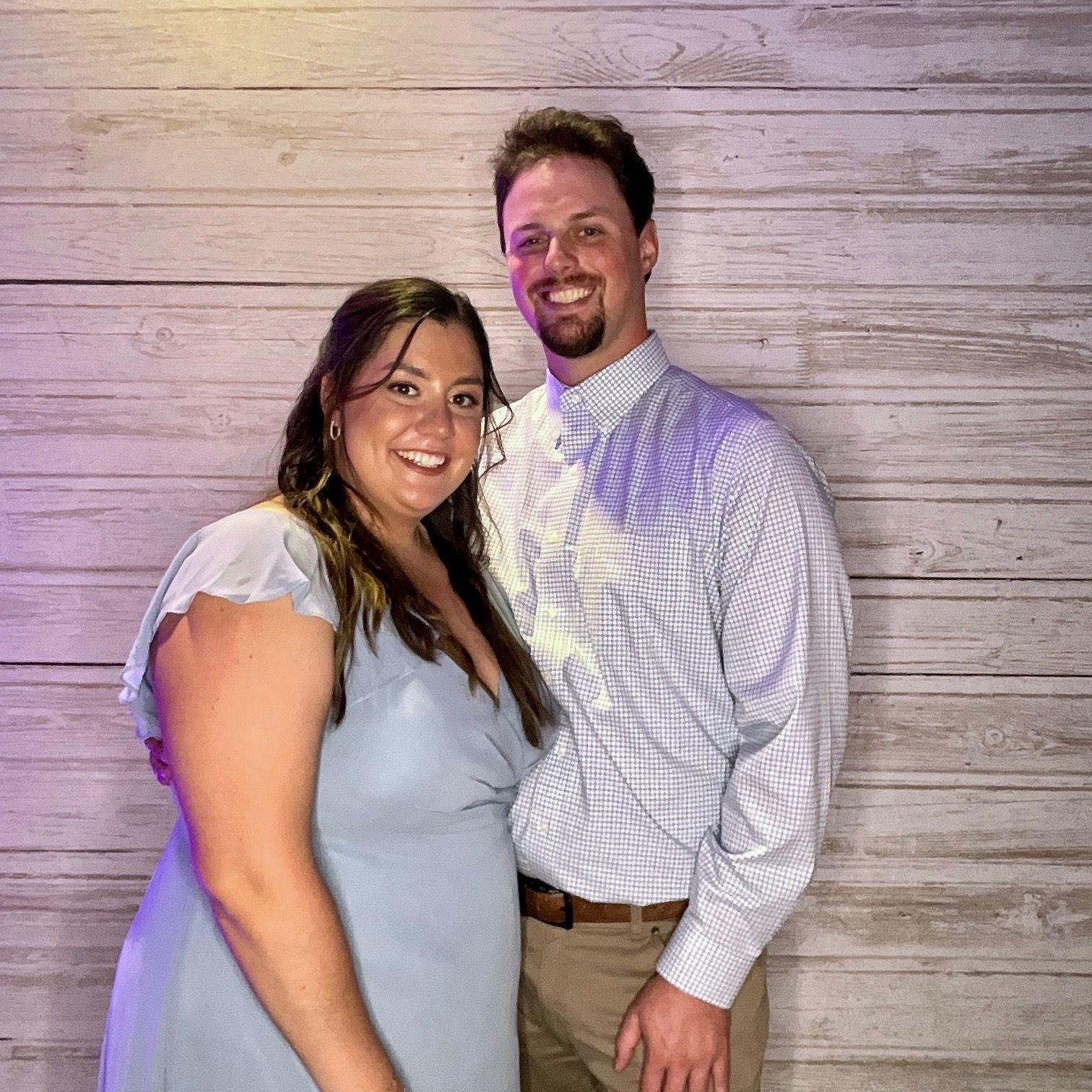 We love this picture from a wedding we attended!