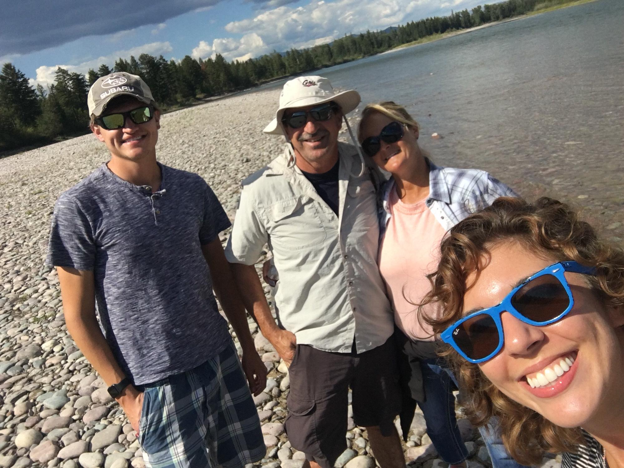 Fishing with the Stewart parents