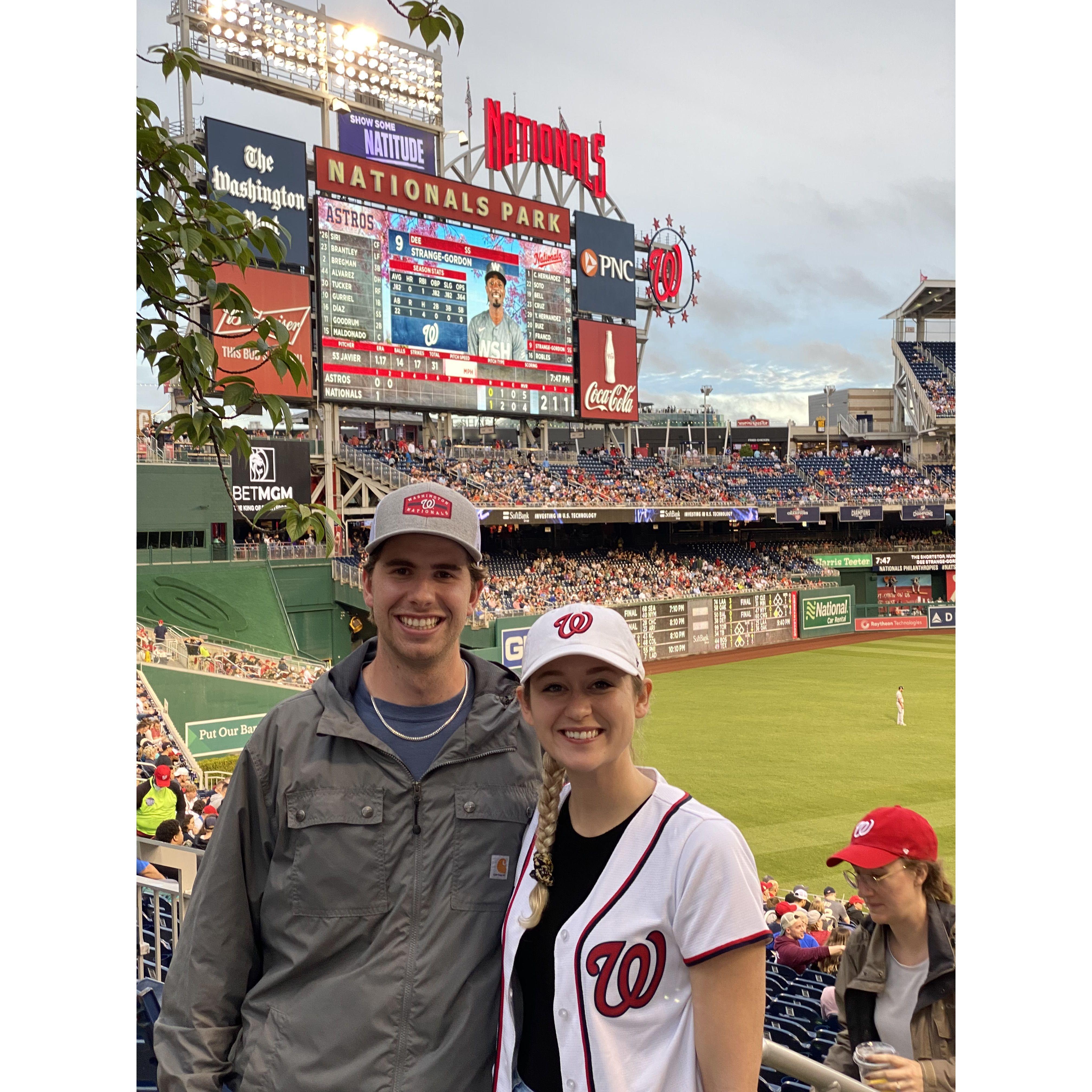 First Nats game!
Thank you Emily & Grant for including us!!!
05.14.2022