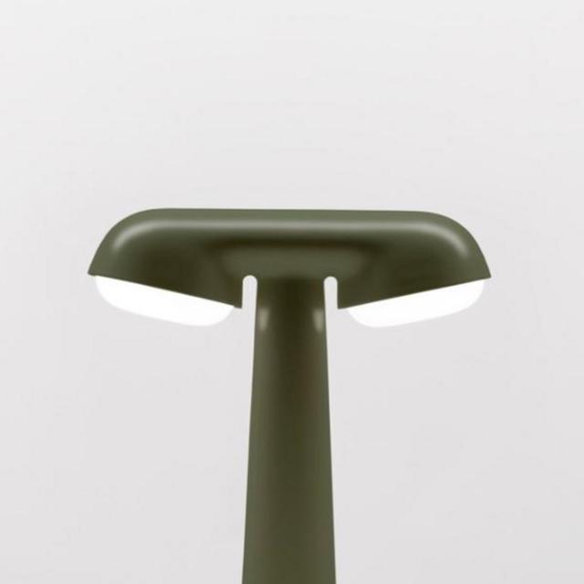 Moustache X SNCF TGV Lamp in Forest Green by Ionna Vautrin
