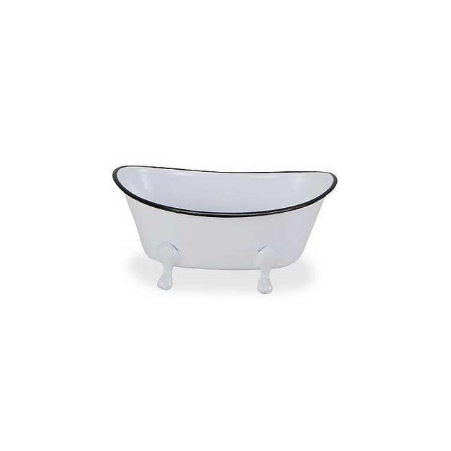 White Metal Decorative Bathtub