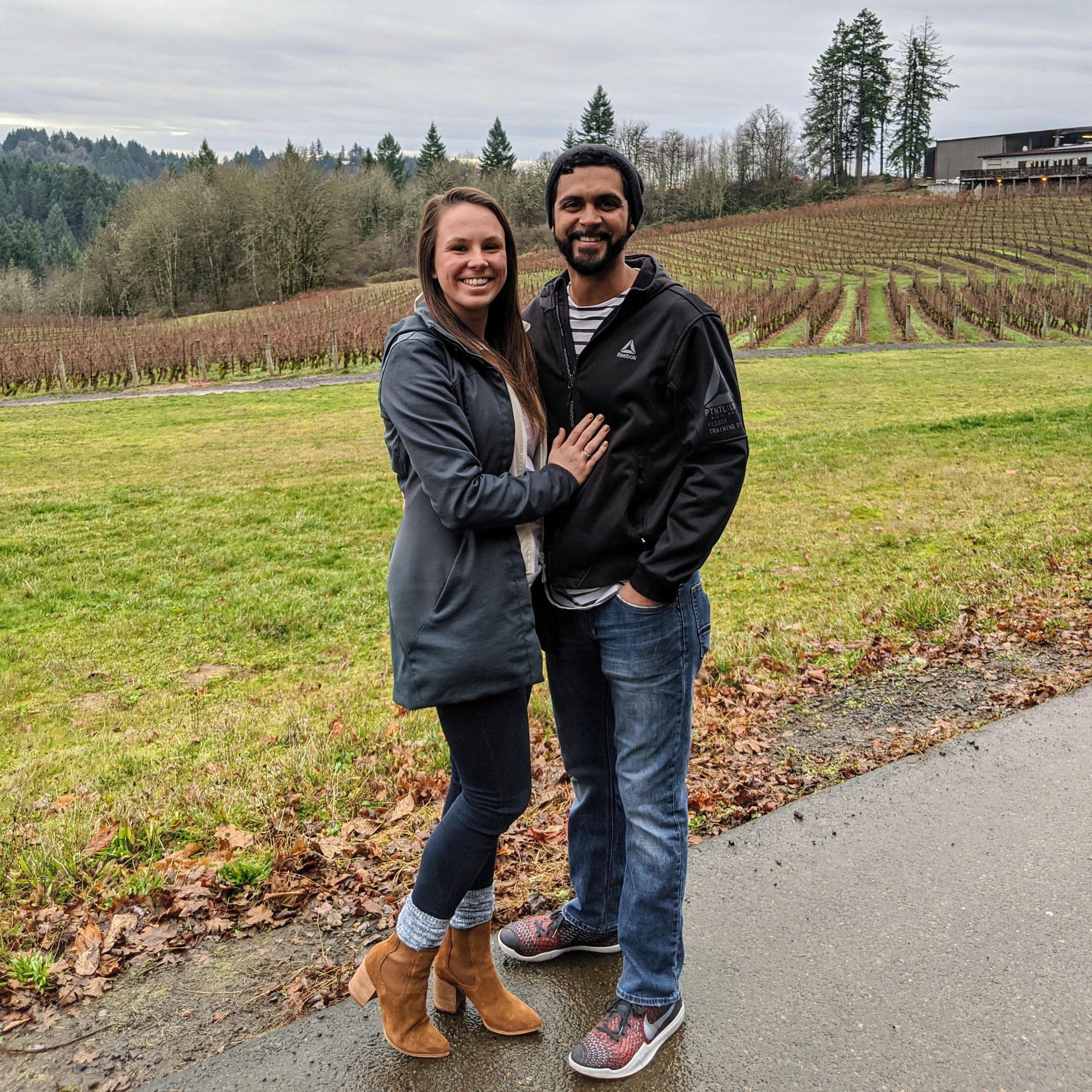 Elk Cove Winery in Oregon.. we always find wine