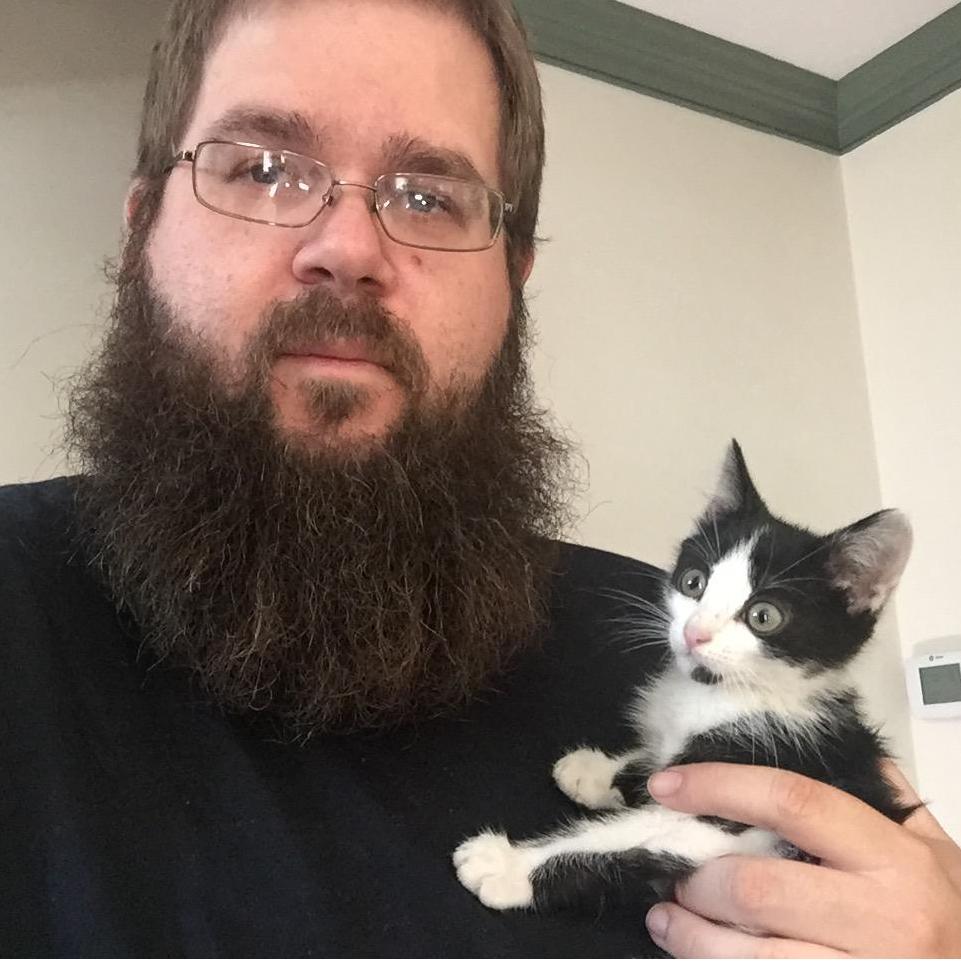 Dave and I share a love for animals. We foster kittens.