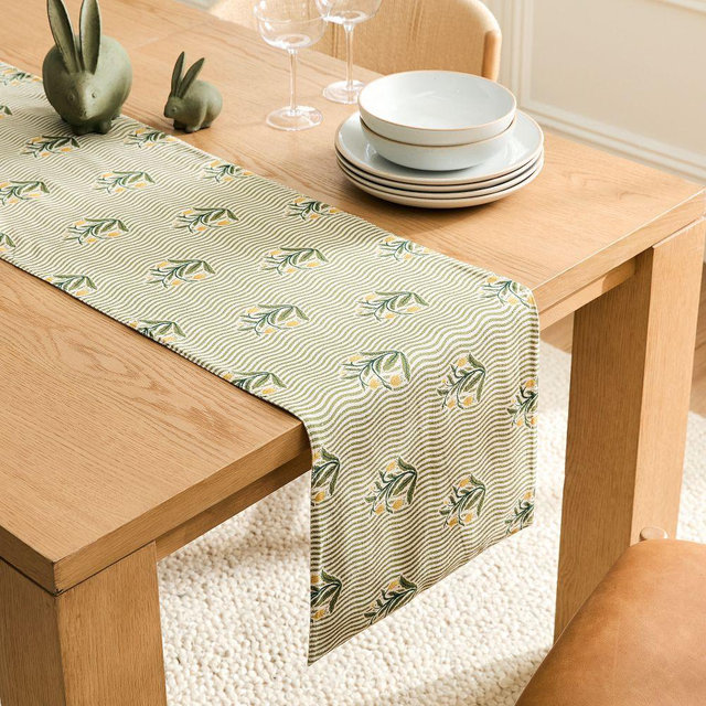 Frolic Floral Runner, Green Multi