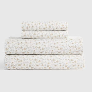 Organic Crisp Percale Sheet Set - Queen