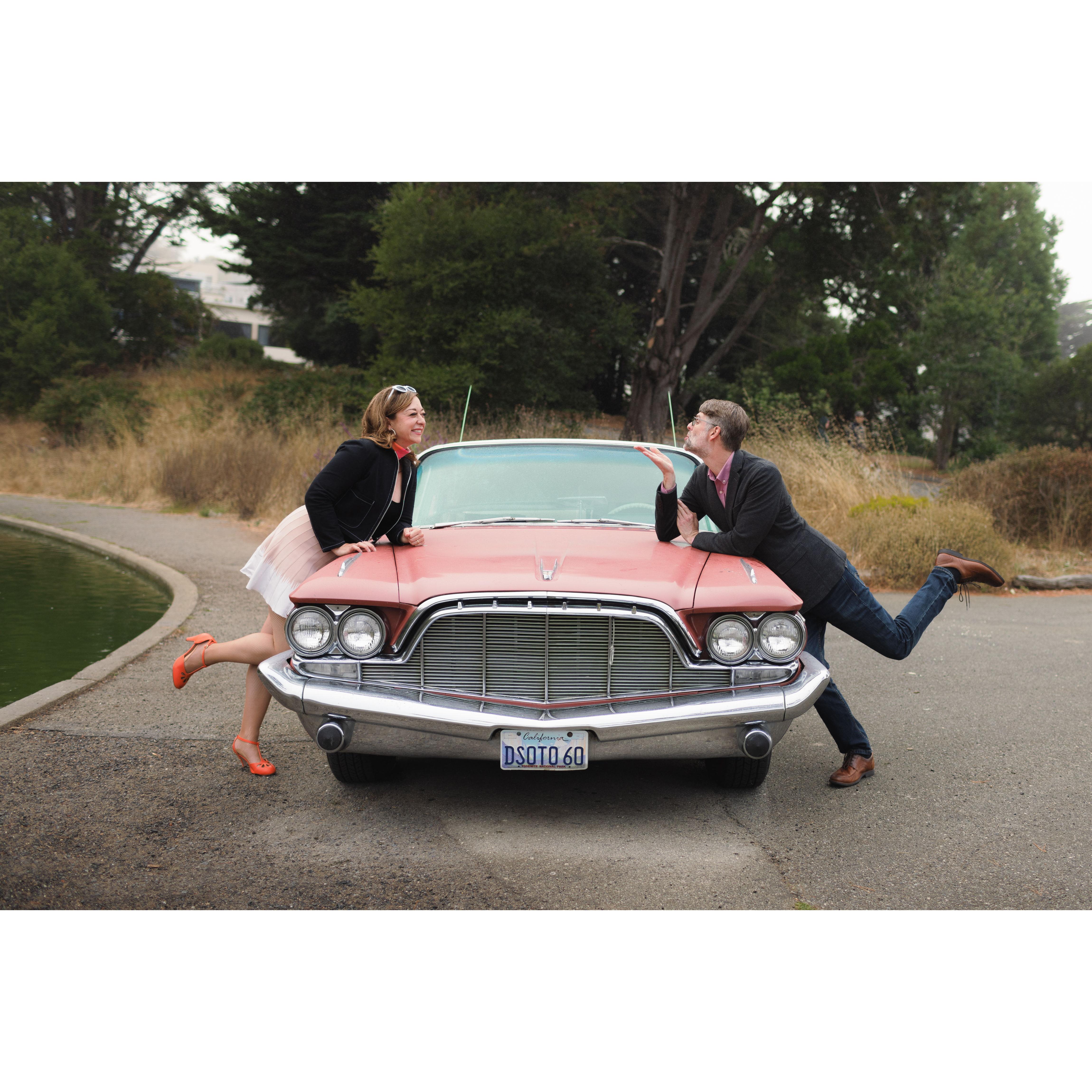 We're such hams. Photo in SF by the one and only Katelyn Tucker.