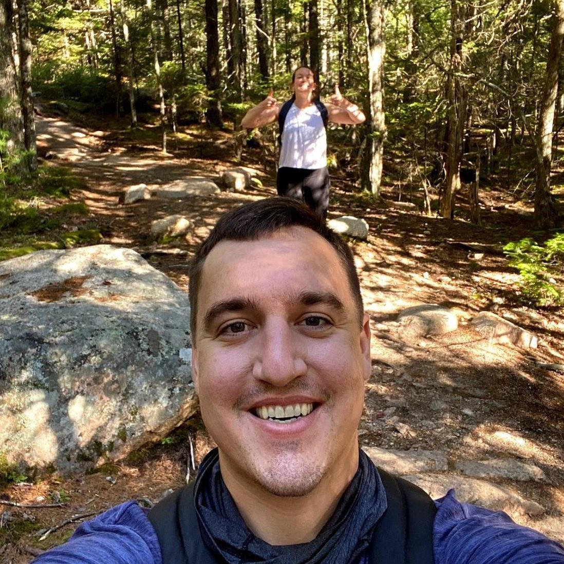 Hiking in Acadia, Maine