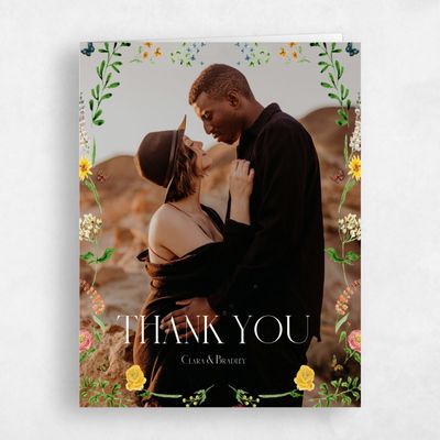 Yellow Wedding Thank You - Merryton Photo